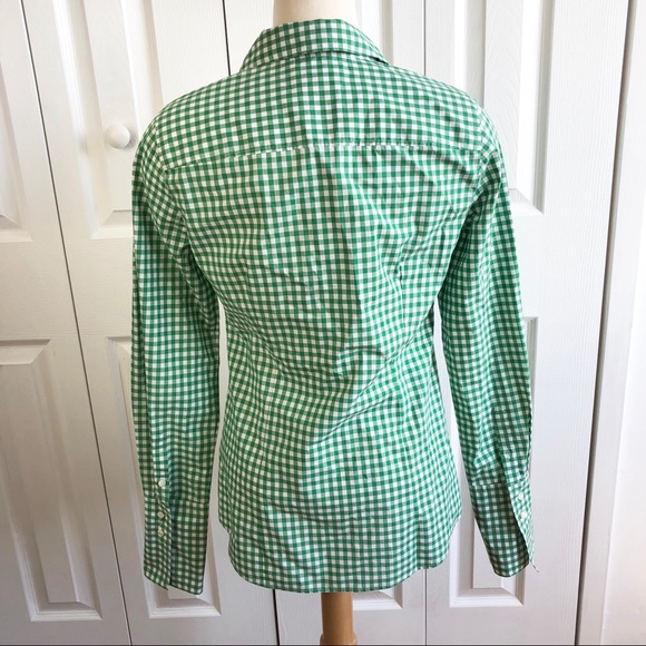 Thomas Mason for J Crew Gingham Button Up Down - Picture 2 of 4